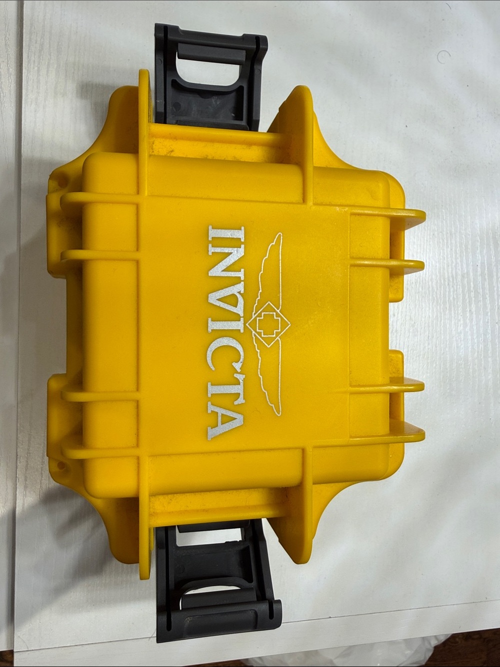 Invicta Yellow Protective Case for Watch- Rugged Carrying Case